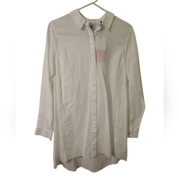 Cabi White Button Up Blouse, Size S NEW w/Tag - Picture 1 of 11